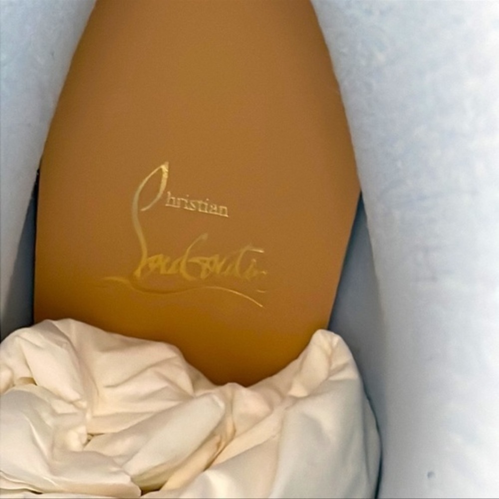 NWT Christian Louboutin Loubirain Sky Blue Rain Boots | Size 40 | - Picture 9 of 9
